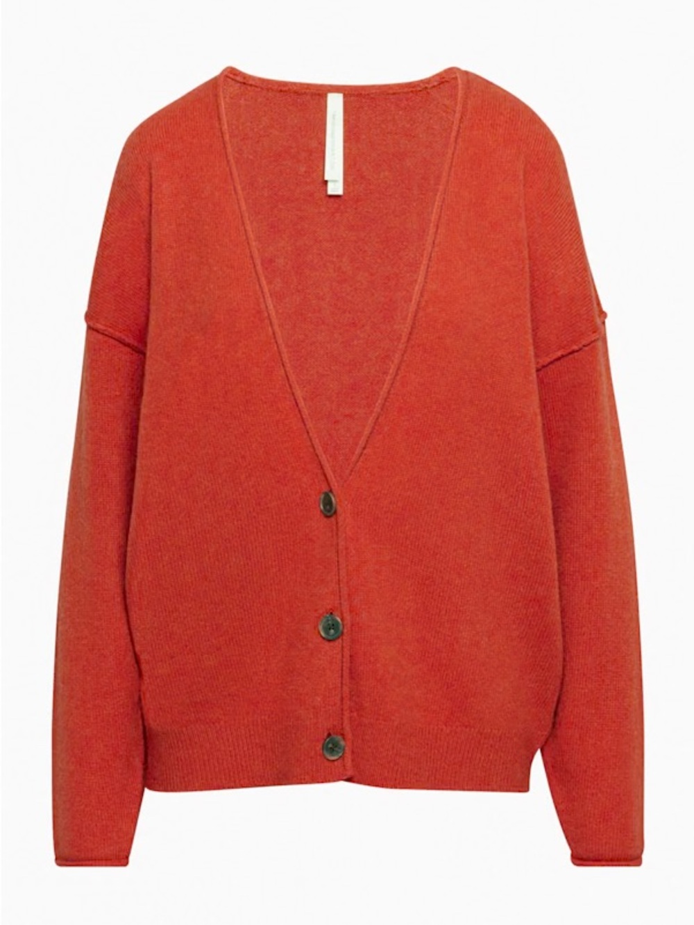 Aritzia The Group Luxe Cashmere Cardigan โ Flambeau Red, Size M